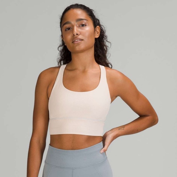 EUC energy longline bra ribbed chantilly size 6 lululemon - Picture 12 of 14